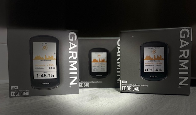 GARMIN EDGE SOLAR 1040 - 840 - 540